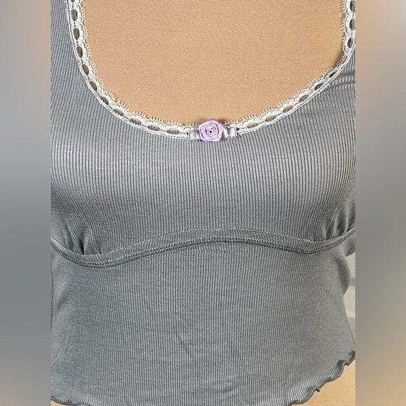 Urban Outfitters Out From Under Sweet Dreams Lace-Trim Tank... NWT Size Medium - Picture 6 of 7